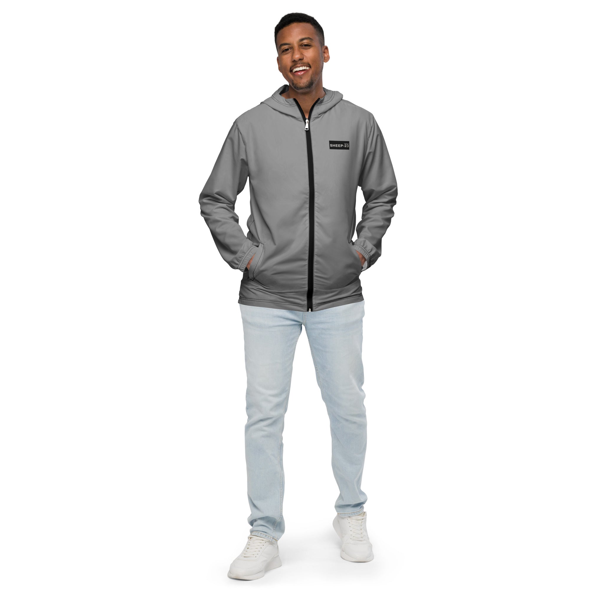 Sheep 23 - Windbreaker Jacket (Grey)