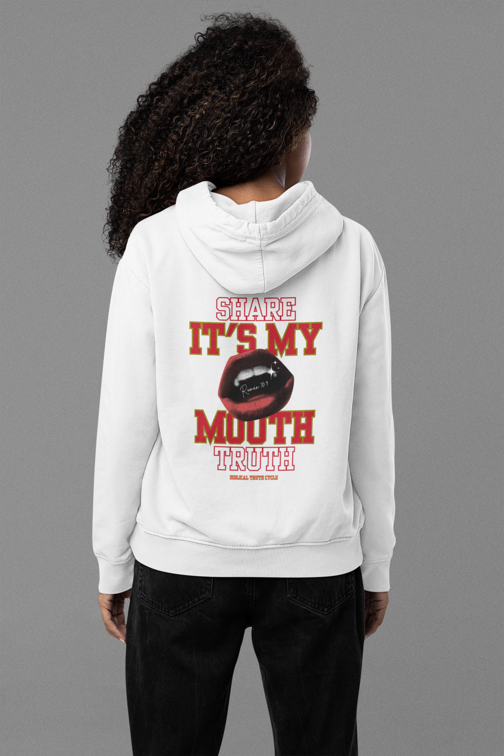Biblical Truth Cycle - Kangaroo Hoodie (It's My Mouth)