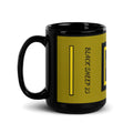 Sheep 23 - Black Glossy Mug 15oz (Black Sheep 23)