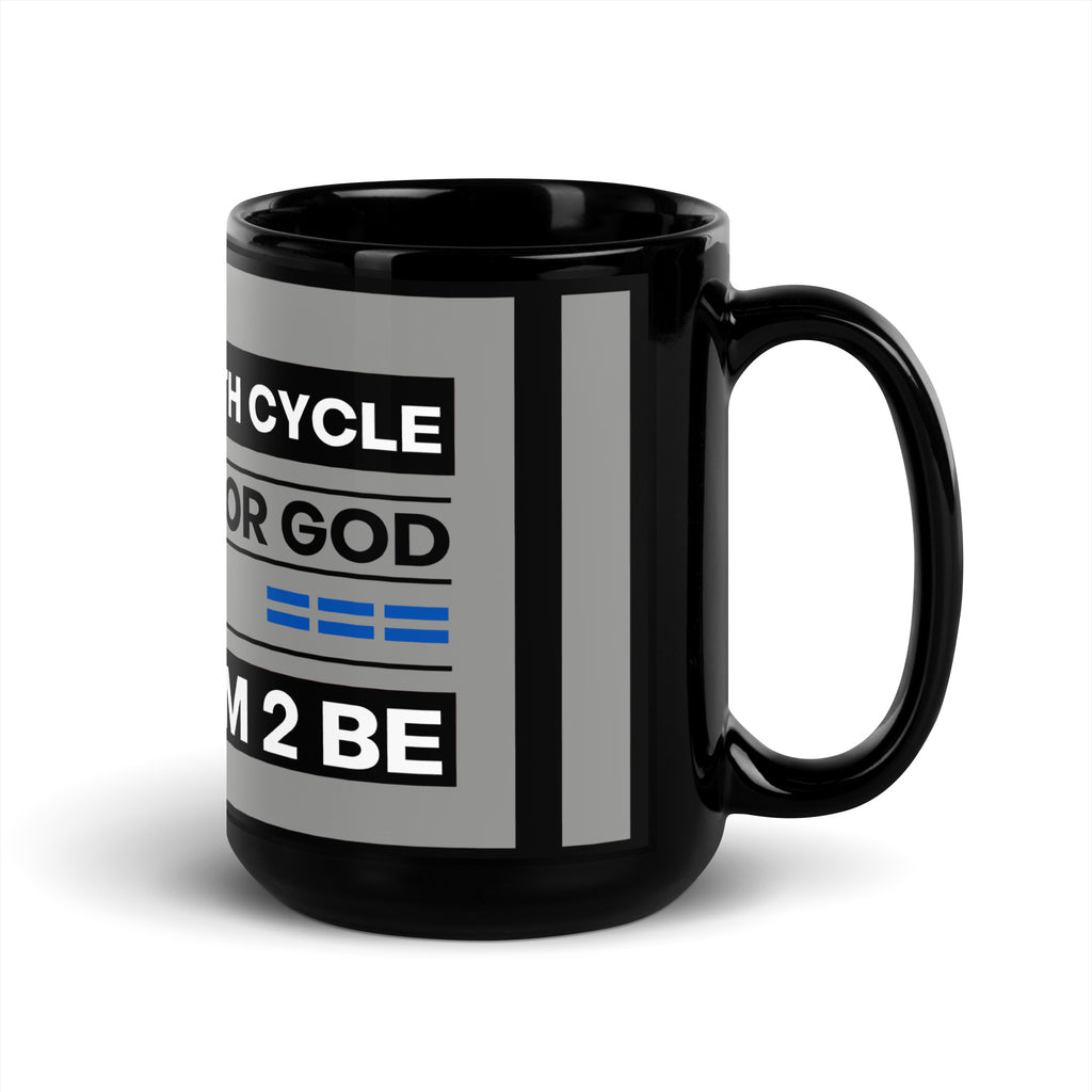 Champion For God - Black Glossy Mug 15oz (W.I.A.2.B.)