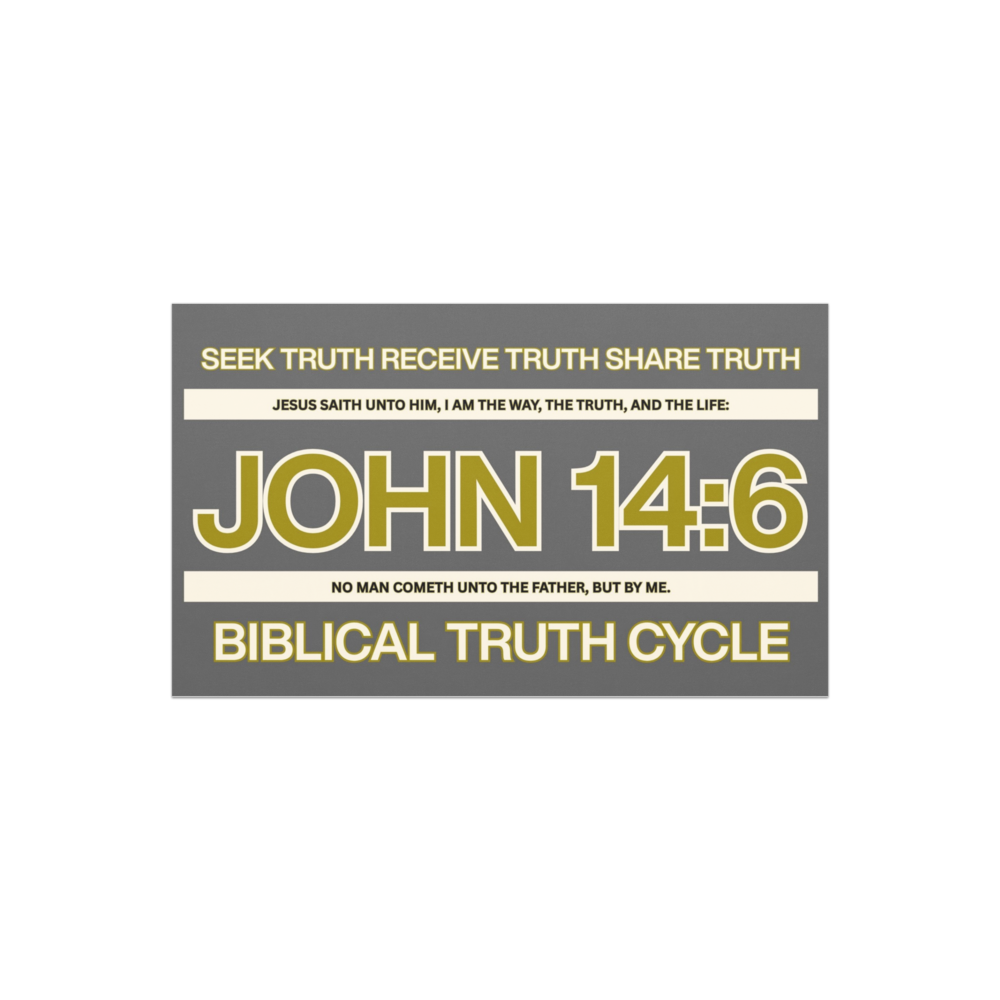 Biblical Truth Cycle - Car Magnet (John 14:6)