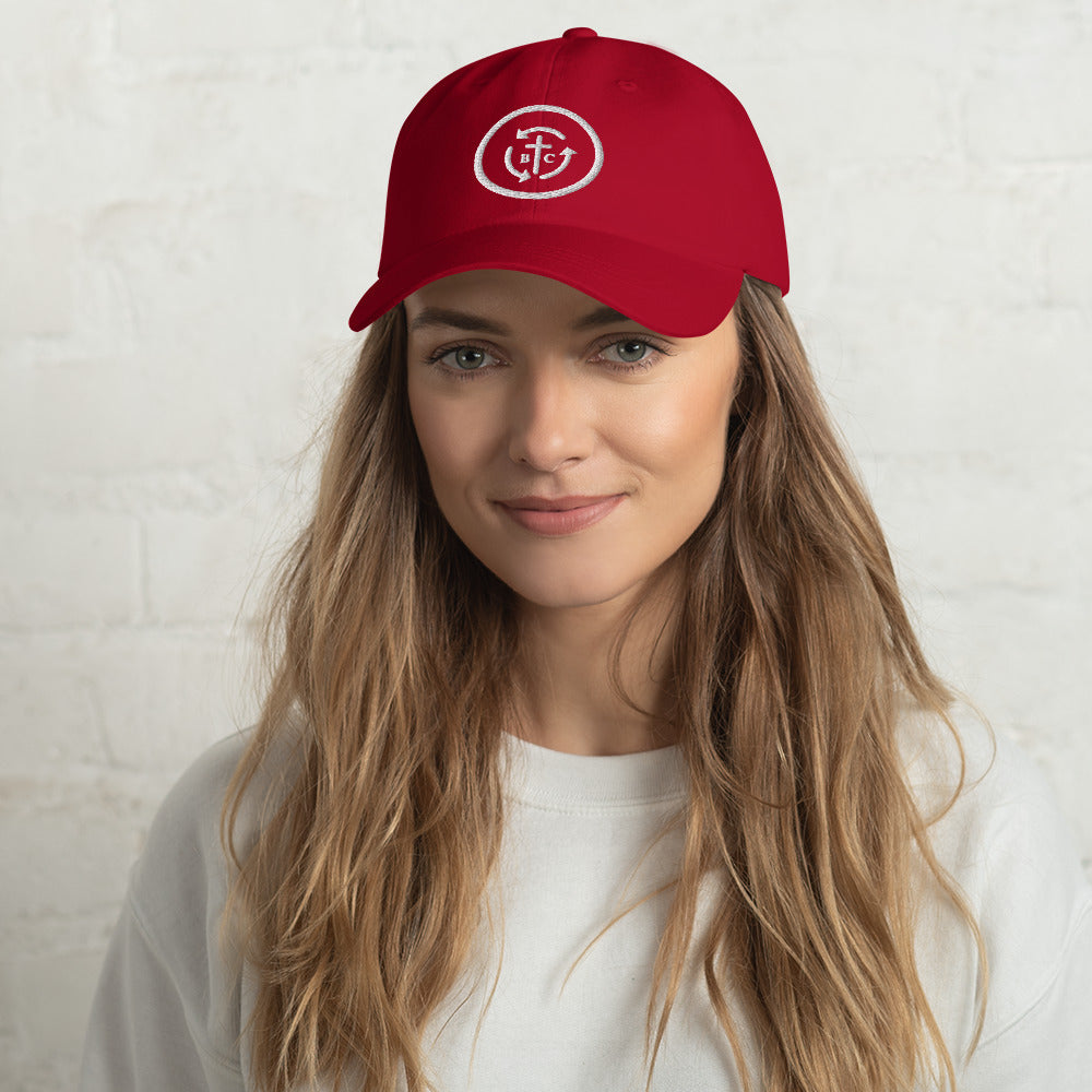 Biblical Truth Cycle - Dad Hat  (Logo-No-Slo) _ Embroidered
