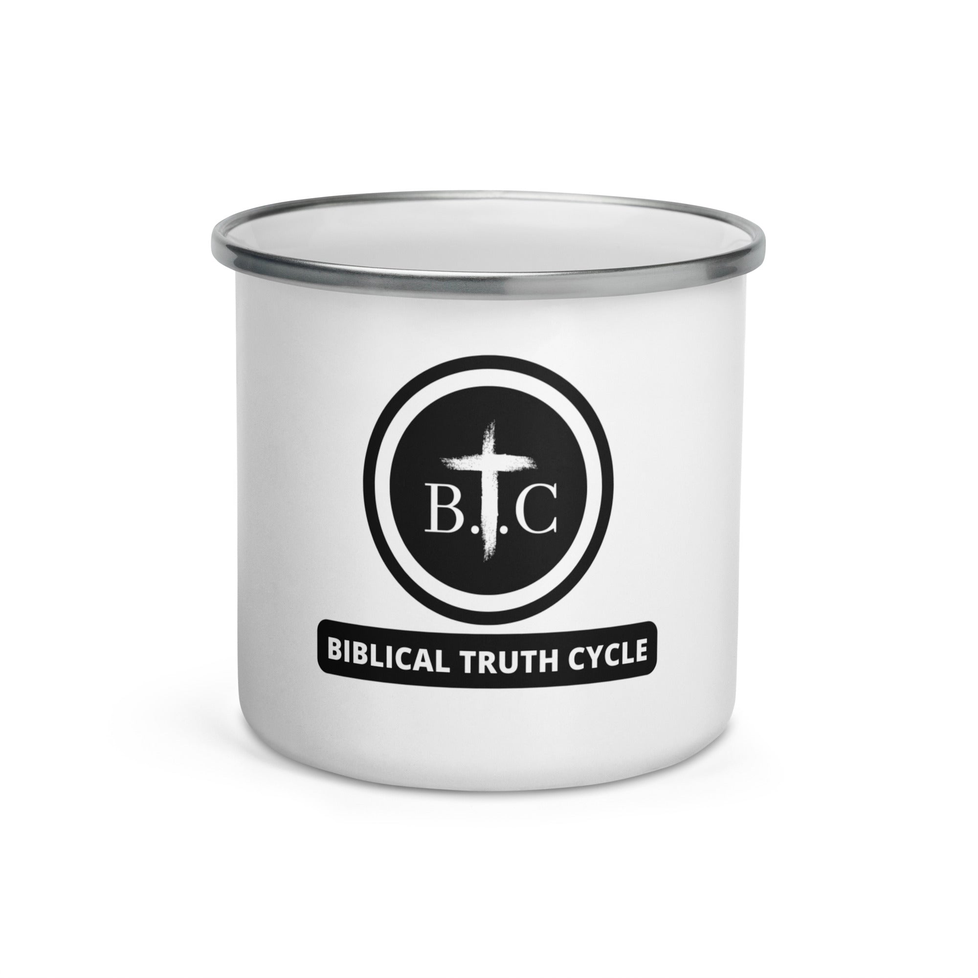 Biblical Truth Cycle - Enamel Mug (Logo II)