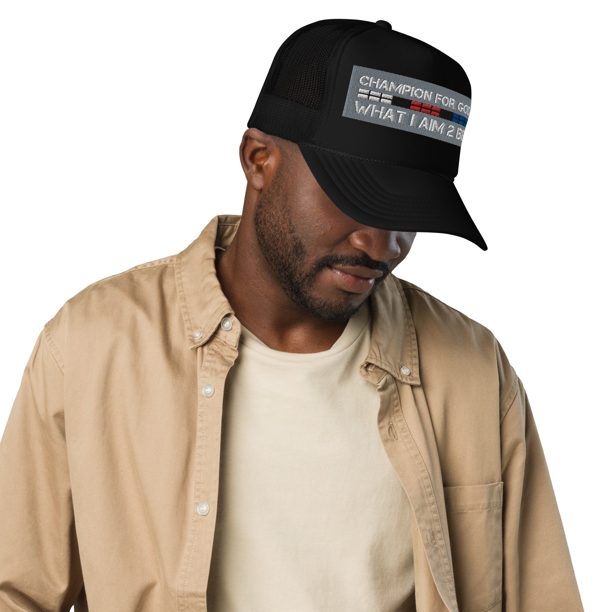 Champion For God - Otto Trucker Hat (W.I.A.2.B.)