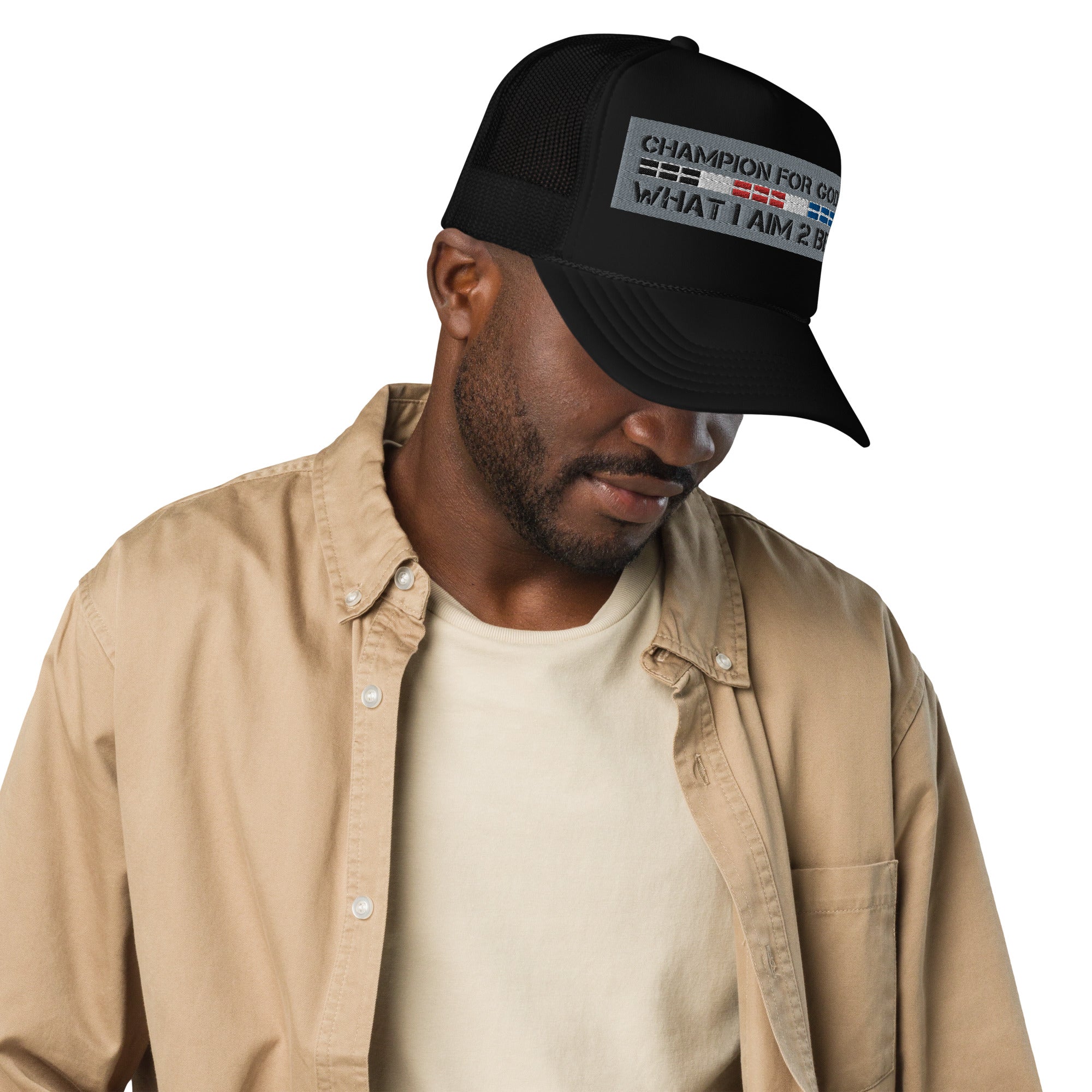 Champion For God - Otto Trucker Hat (W.I.A.2.B.)