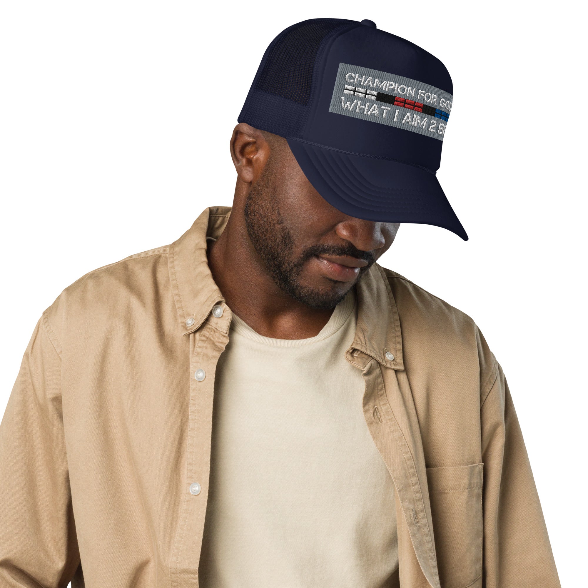 Champion For God - Otto Trucker Hat (W.I.A.2.B.)