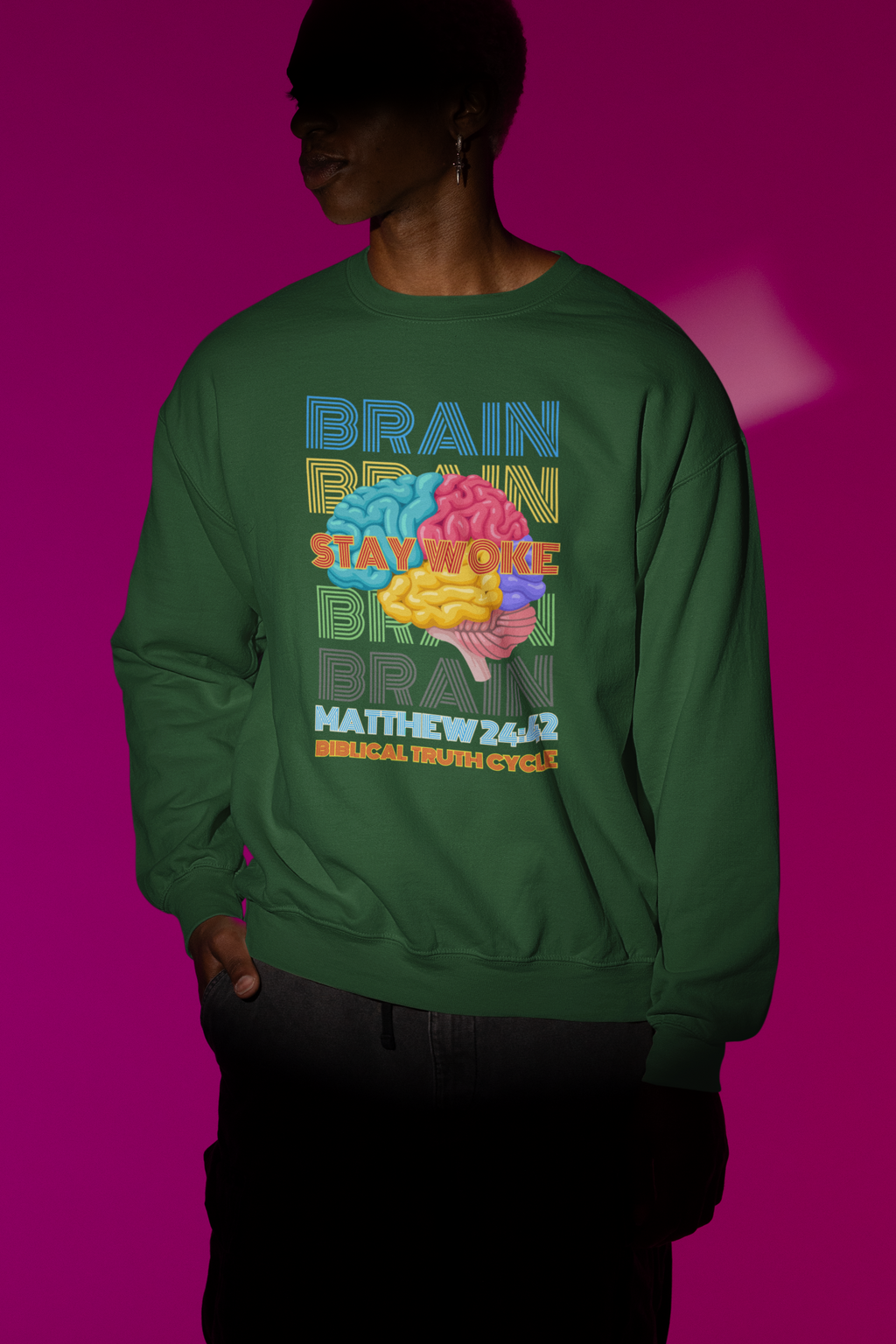 Biblical Truth Cycle - Unisex Sweatshirt (Stay Woke)