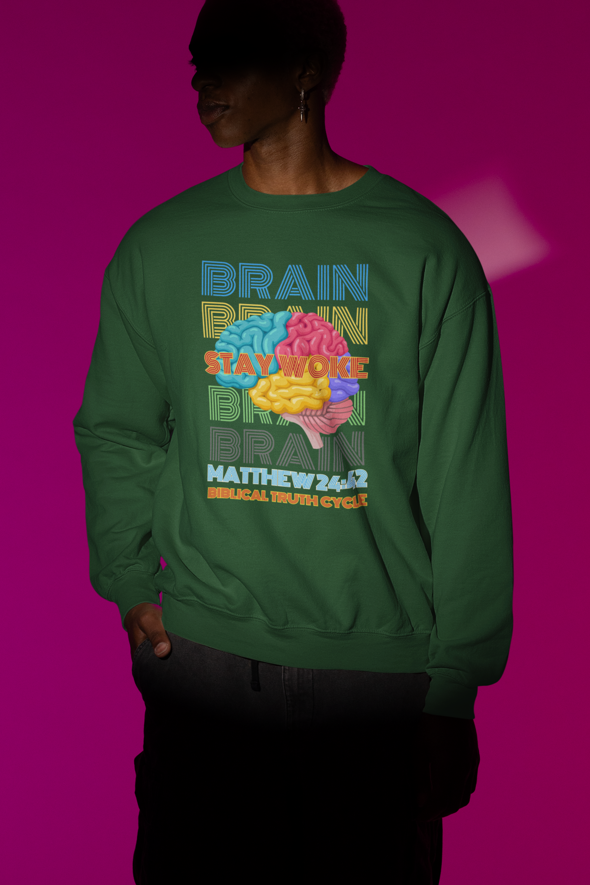 Biblical Truth Cycle - Unisex Sweatshirt (Stay Woke)