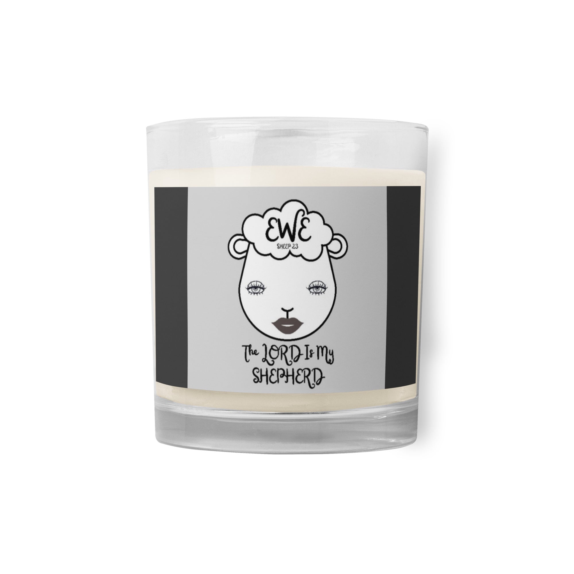 Sheep 23 - Glass Jar Candle (EWE)