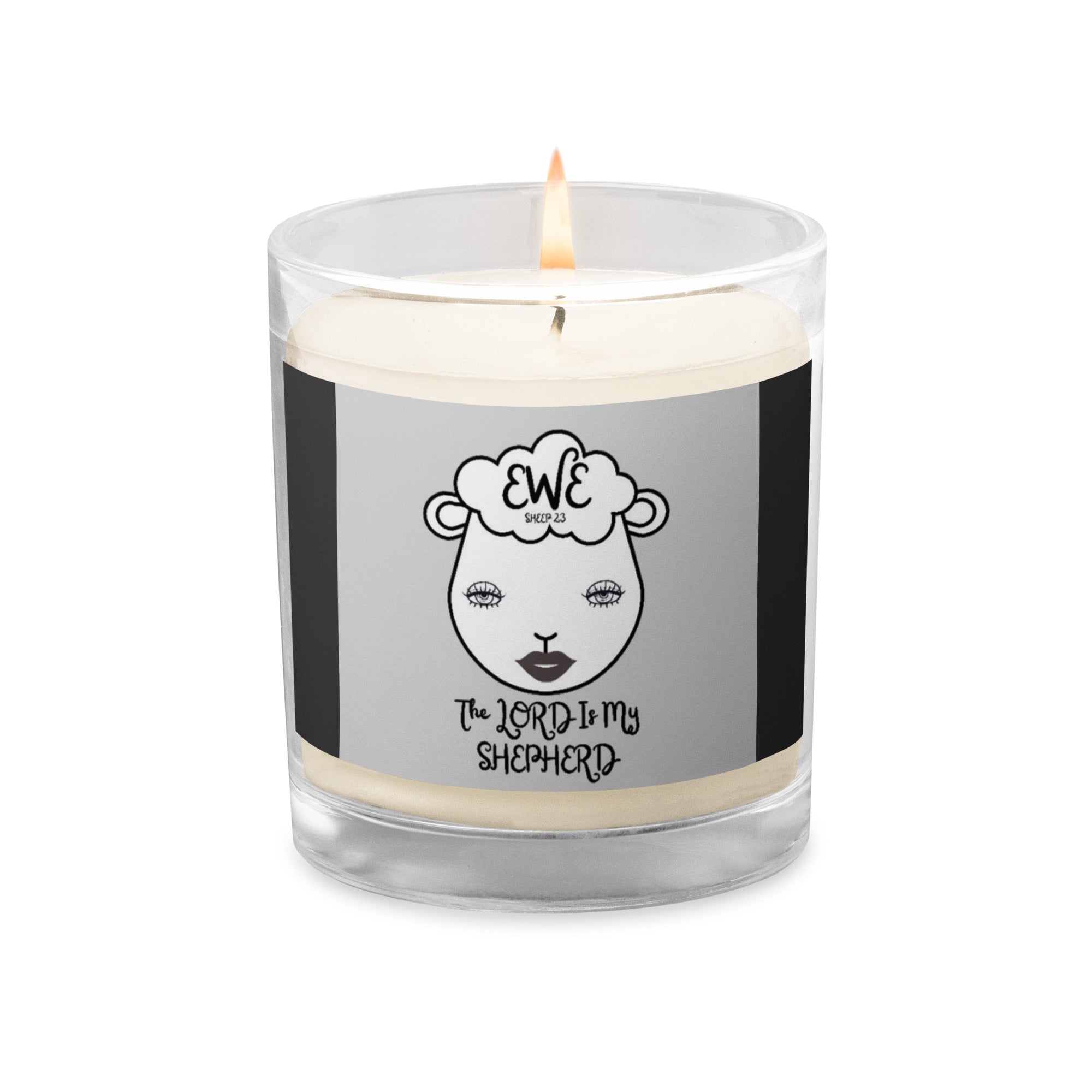 Sheep 23 - Glass Jar Candle (EWE)