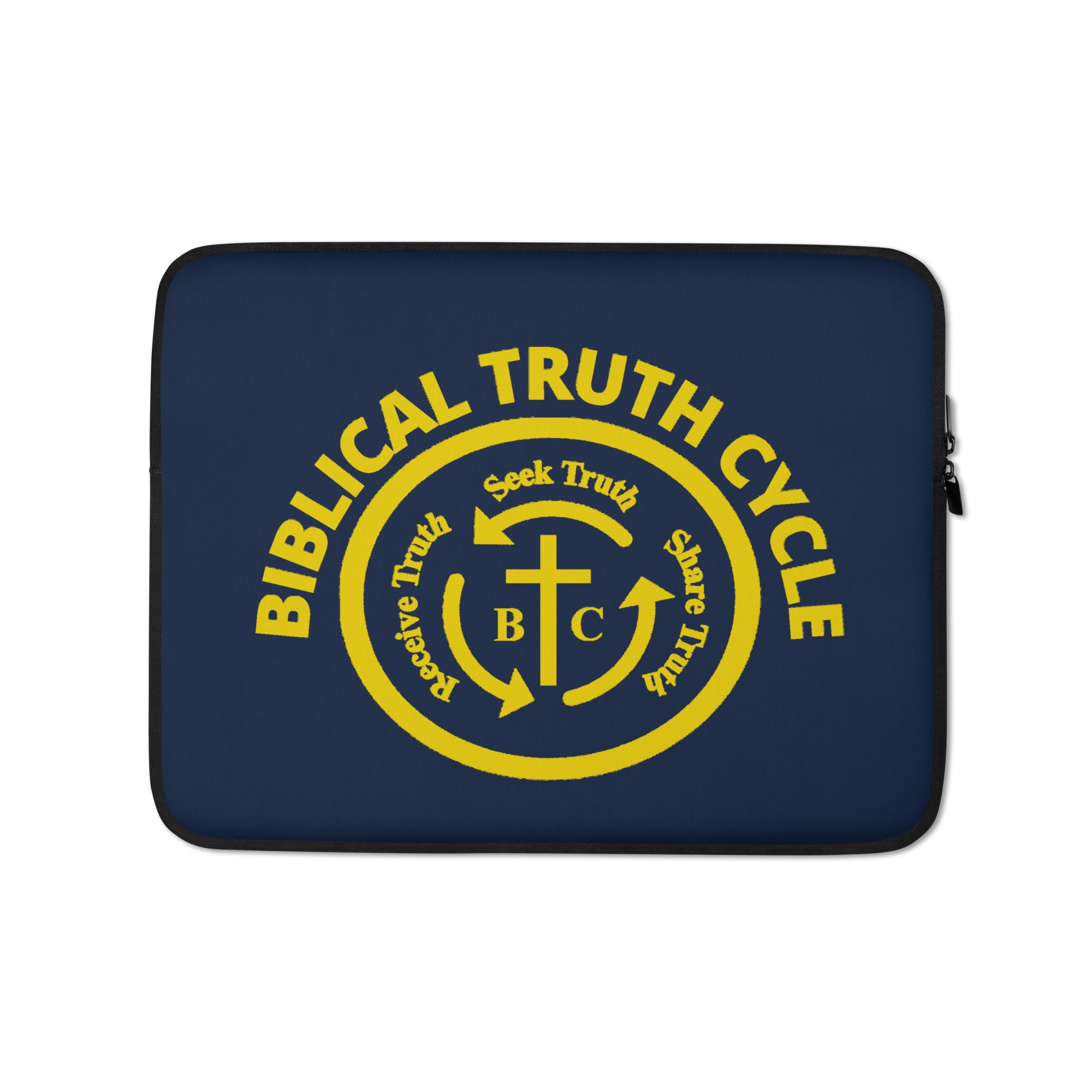 Biblical Truth Cycle - Laptop Sleeve 13' (Logo)