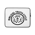 Biblical Truth Cycle - White Laptop Sleeve 13' (Logo)