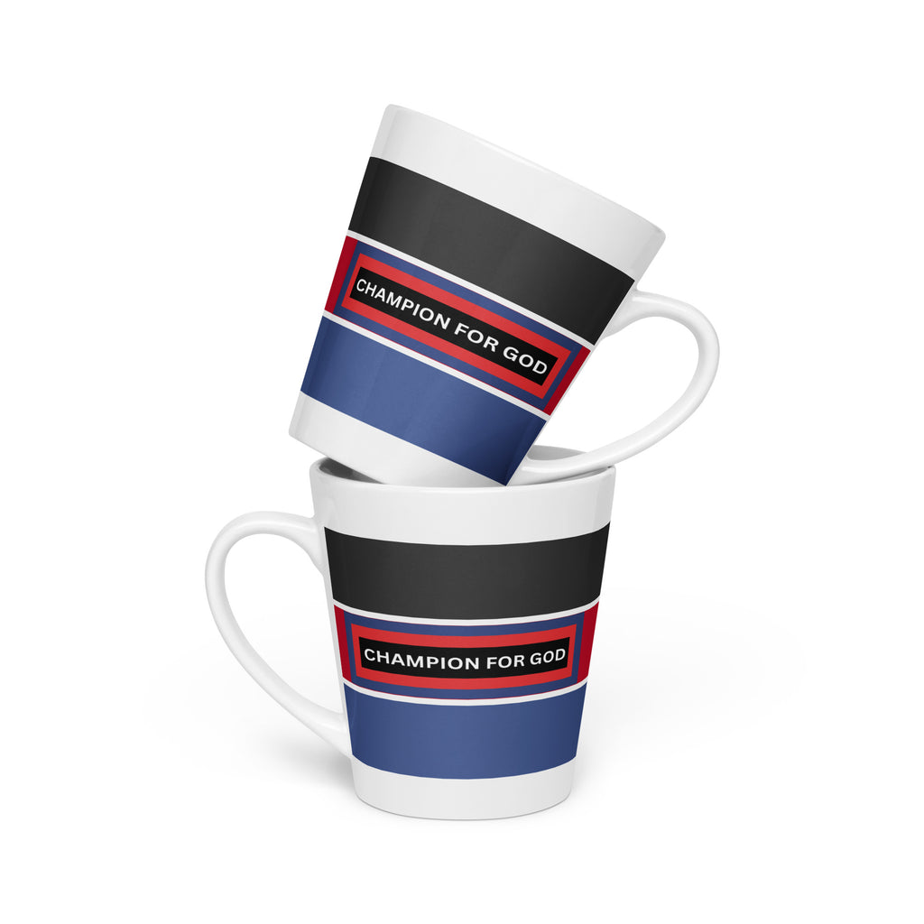 Champion For God - Latte Mug (12oz)