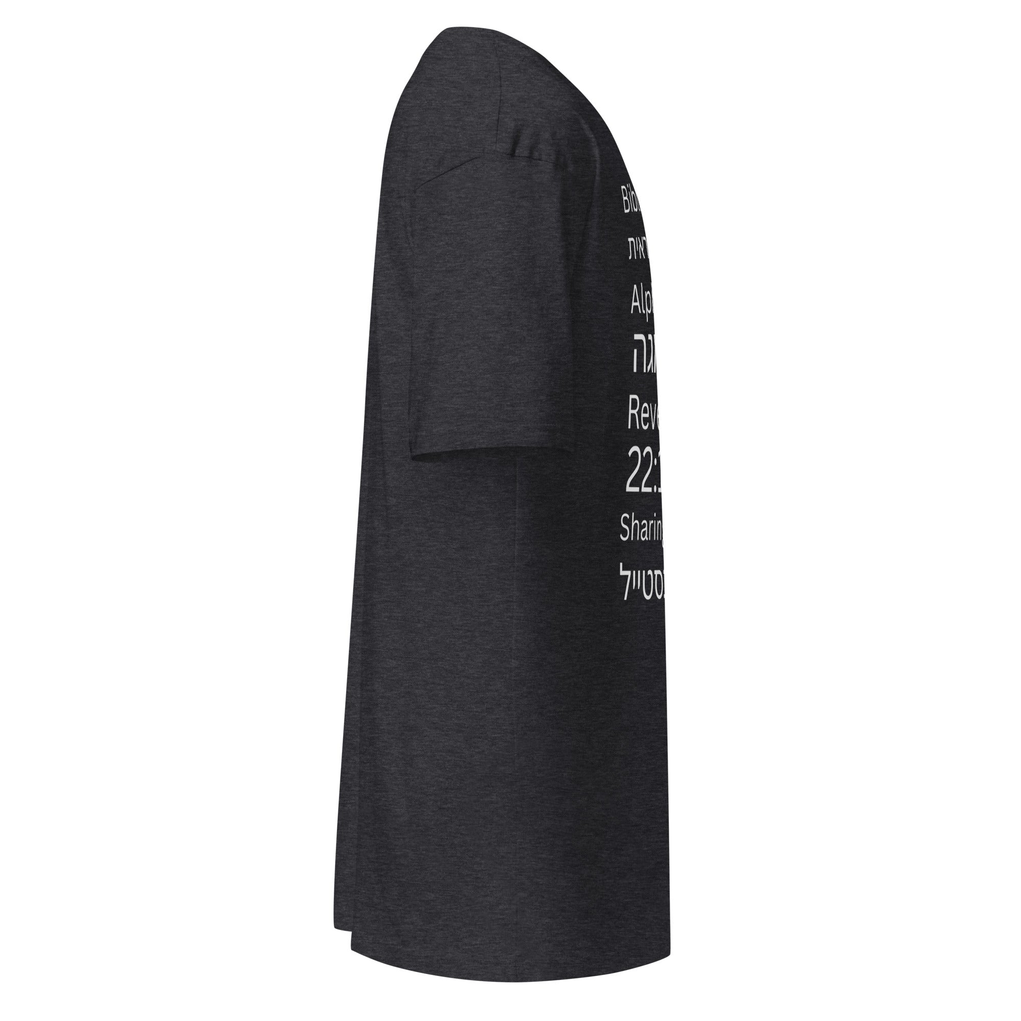 Biblical Truth Cycle - Men's Heavyweight T-Shirt (Hebrew Print)