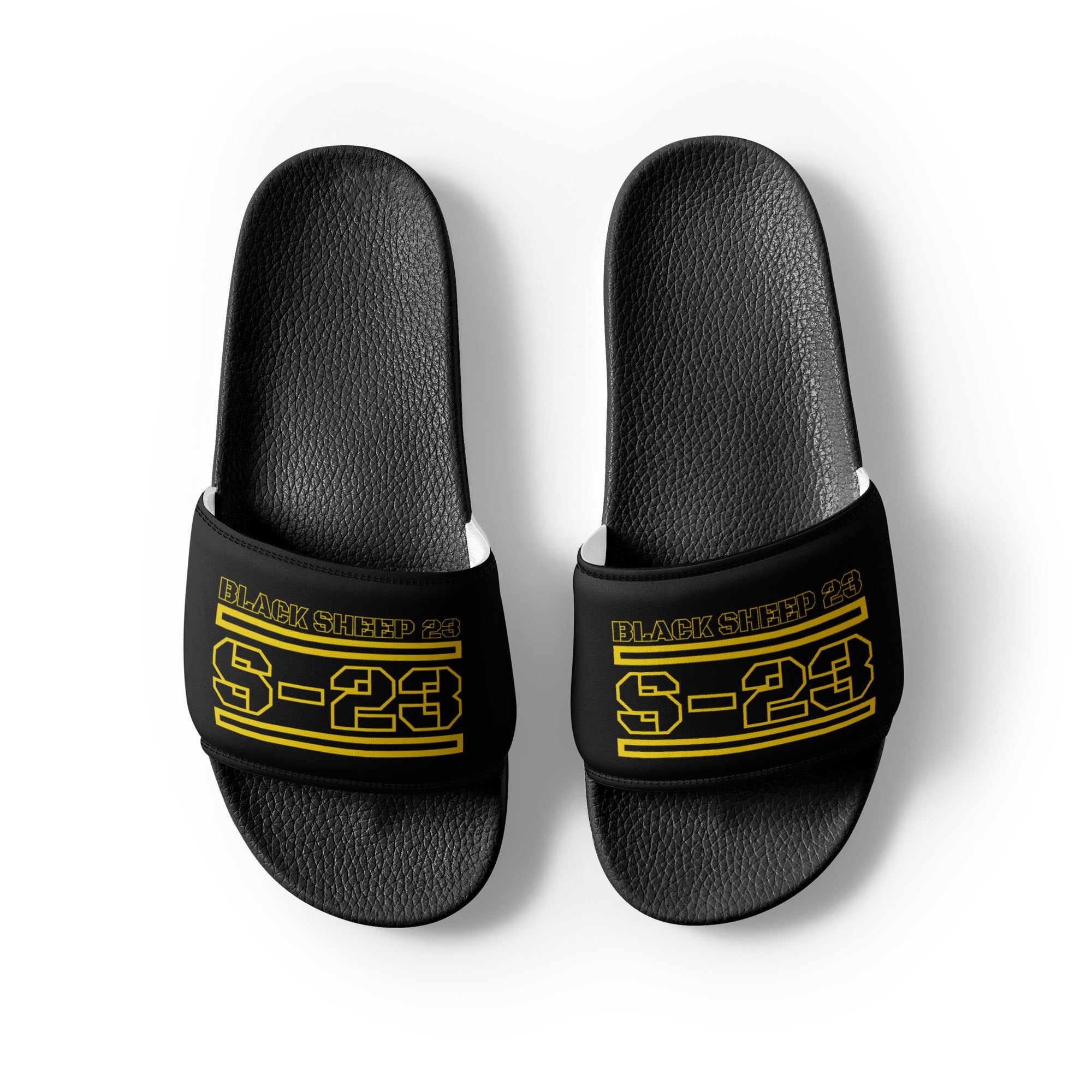 Sheep 23 - Men's Slides  S-23 (Black Sheep 23)