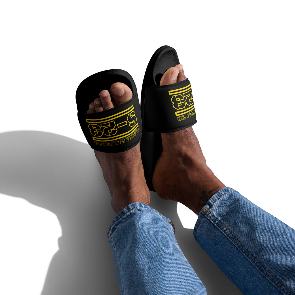Sheep 23 - Men's Slides  S-23 (Black Sheep 23)