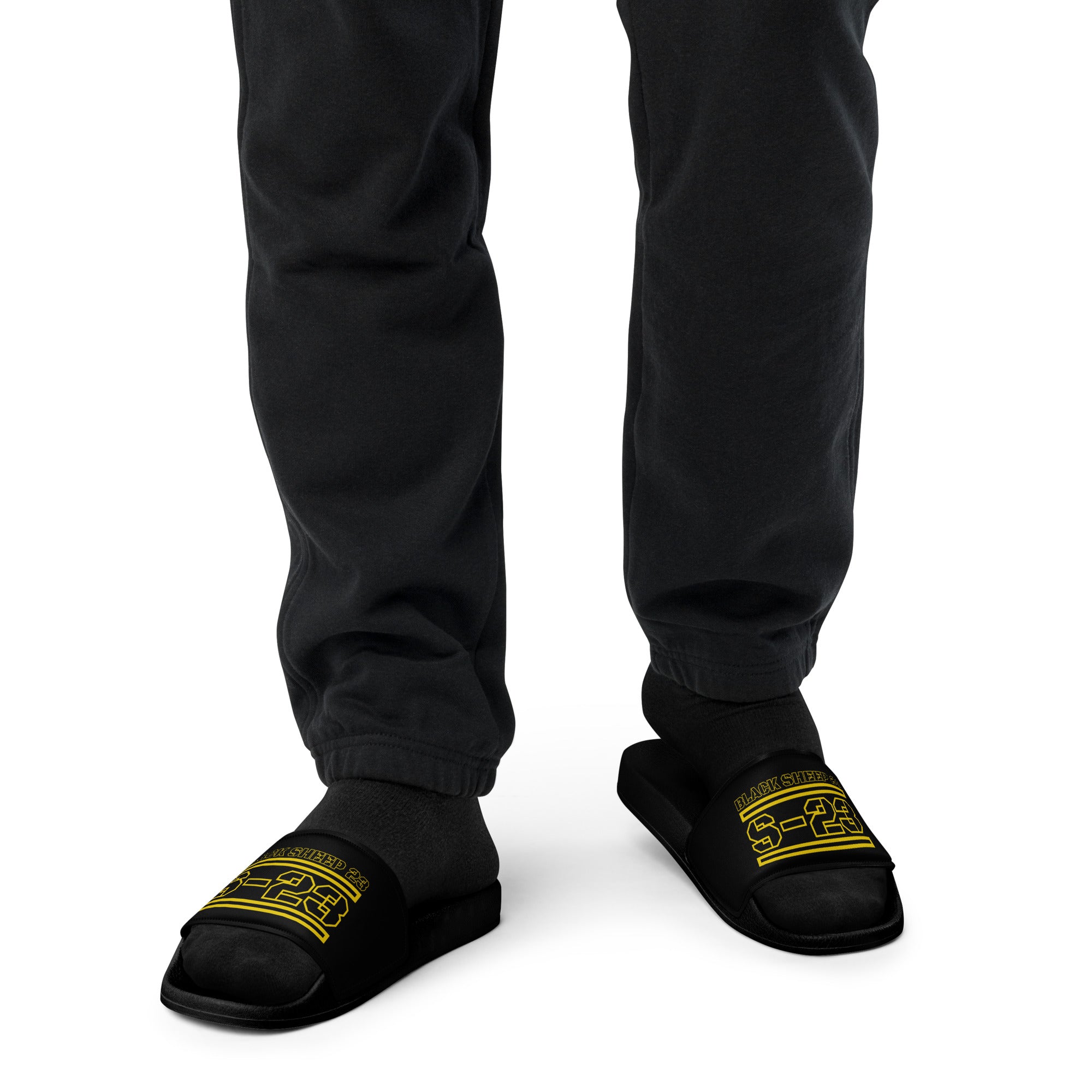 Sheep 23 - Men's Slides  S-23 (Black Sheep 23)