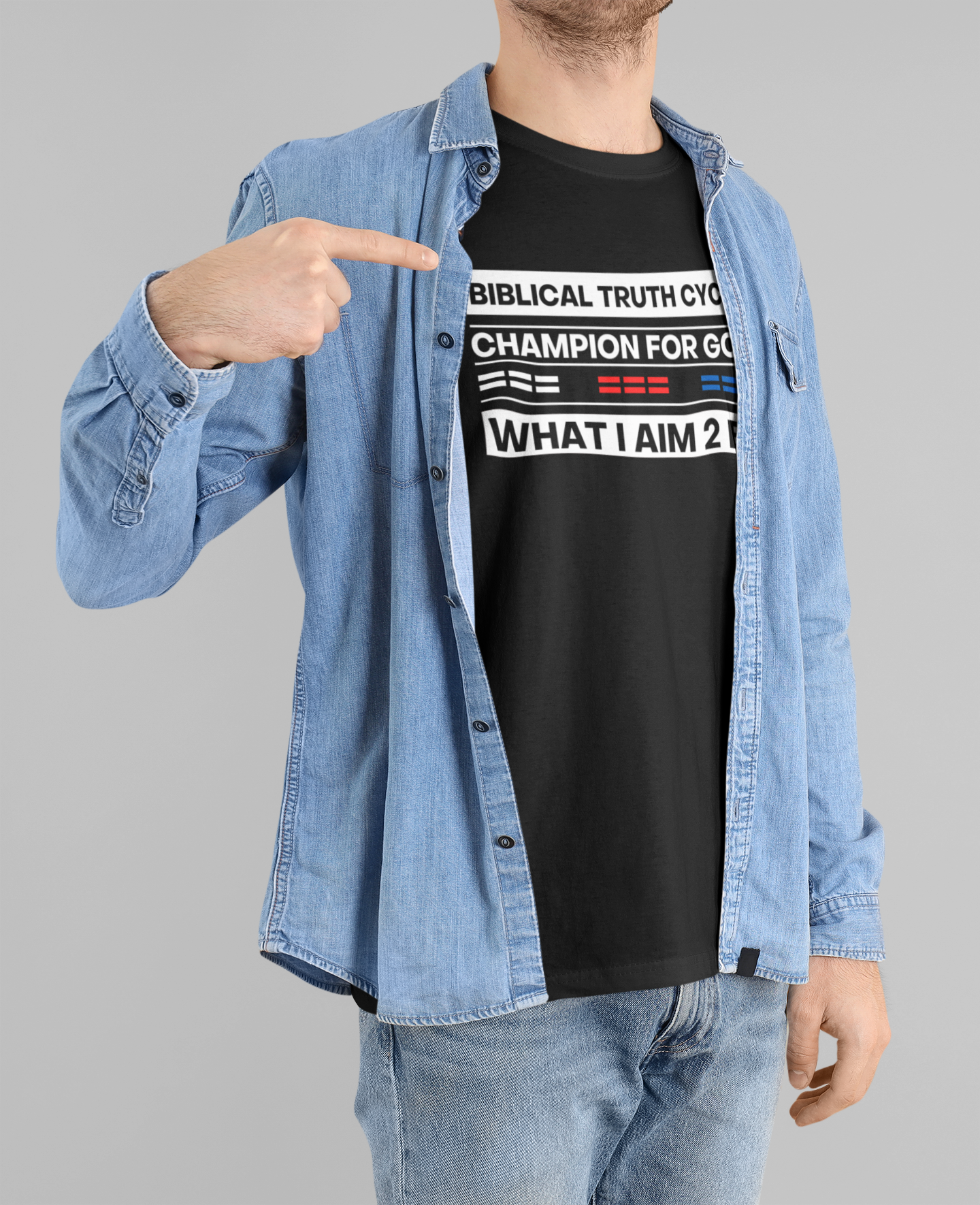 Champion For God - Staple T-Shirt (W. I.A.2.B.)