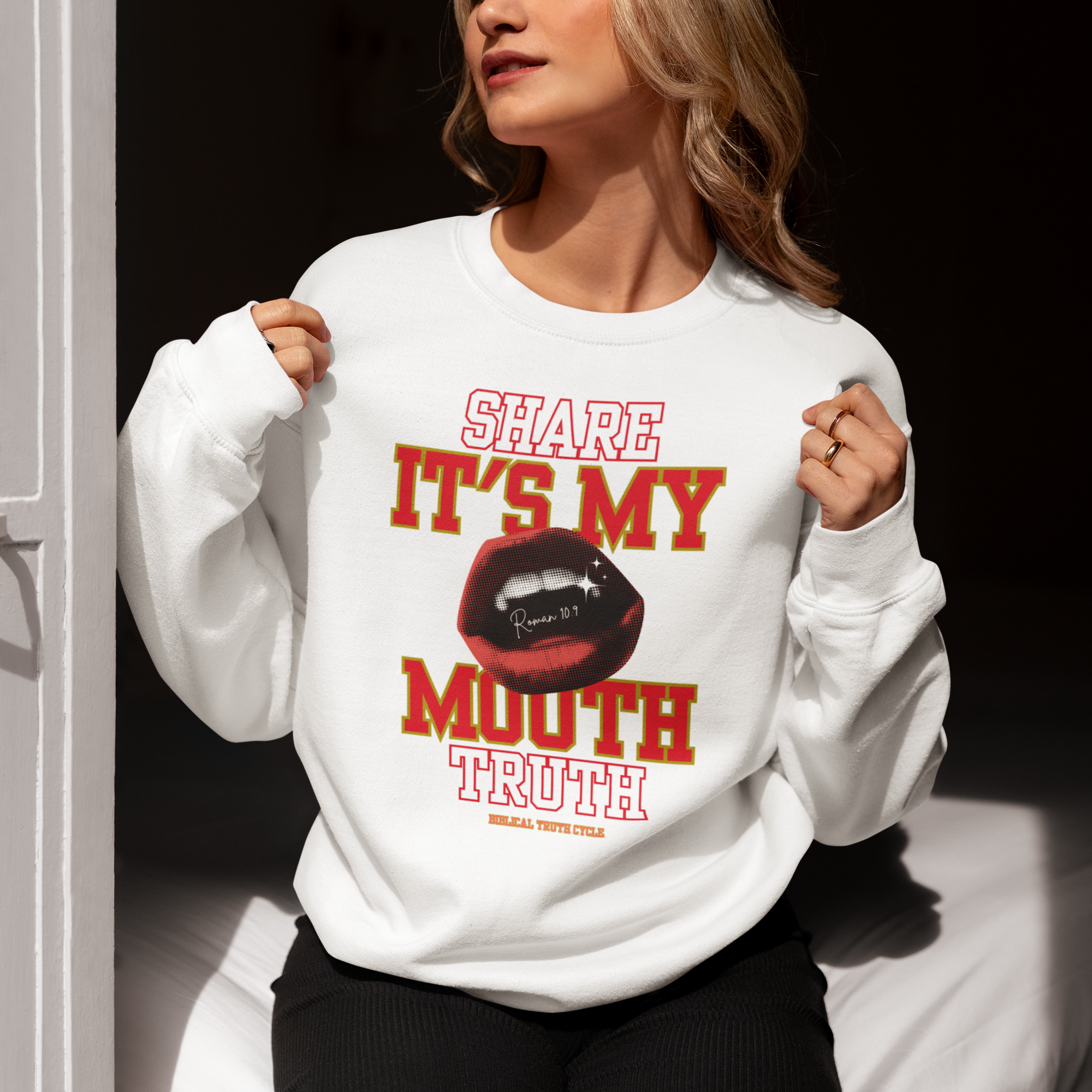 Biblical Truth Cycle - Sweatshirt (It's My Mouth)