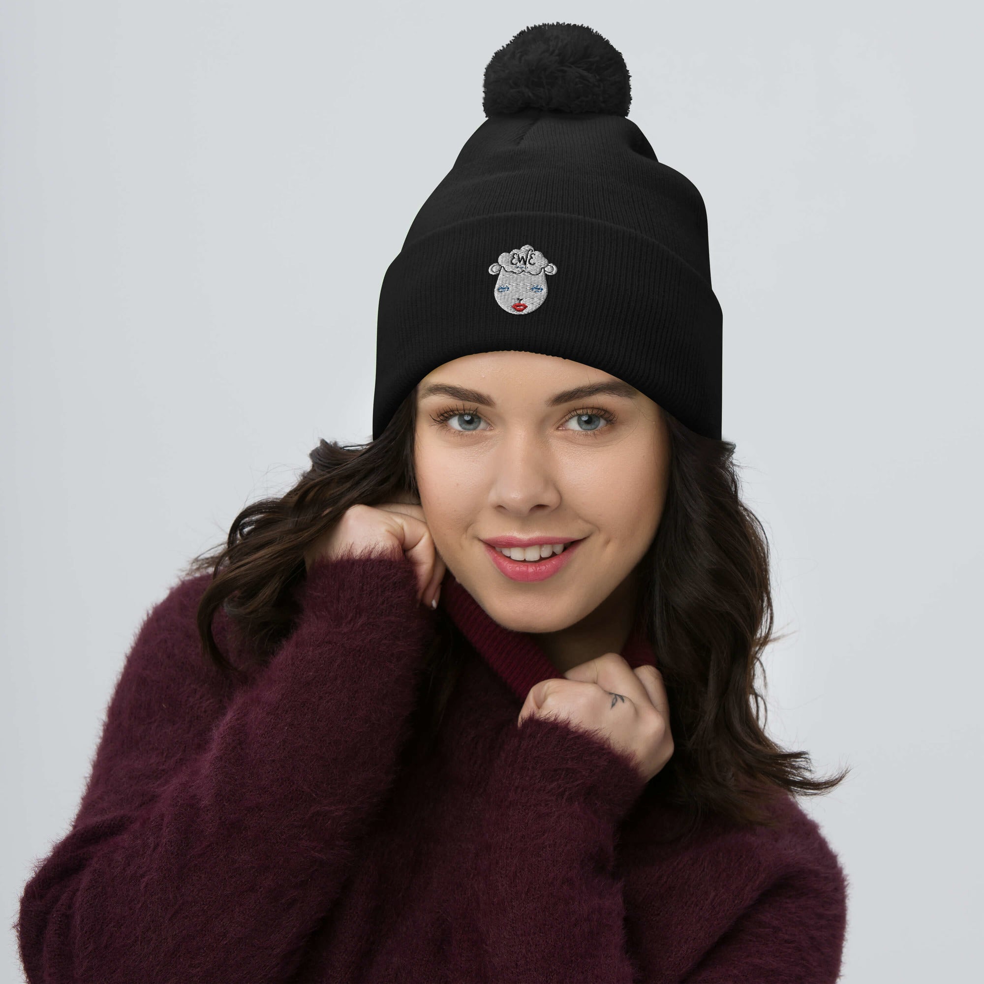 Sheep 23 - Pom Pom Beanie (EWE)