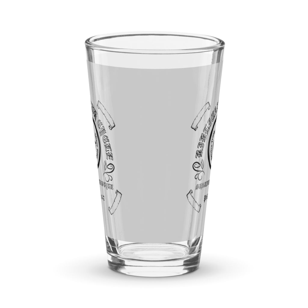 Biblical Truth Cycle - Shaker Pint Glass (Silver and Black)