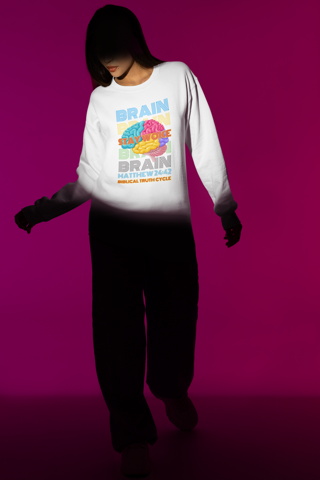 Biblical Truth Cycle - Unisex Sweatshirt (Stay Woke)