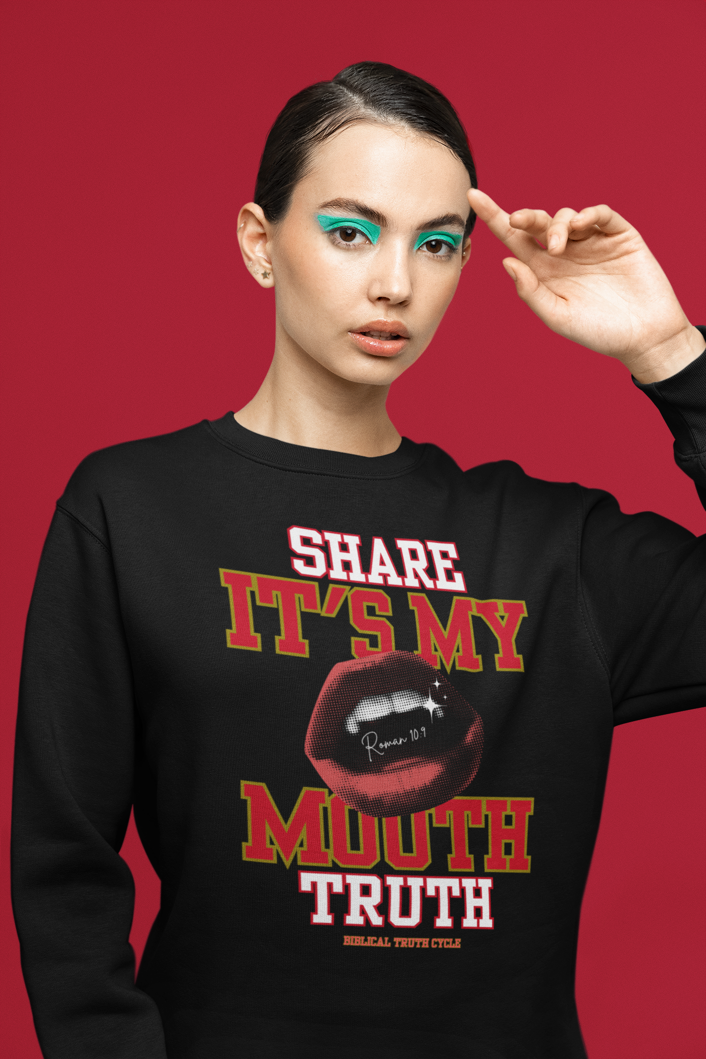 Biblical Truth Cycle - Sweatshirt (It's My Mouth)