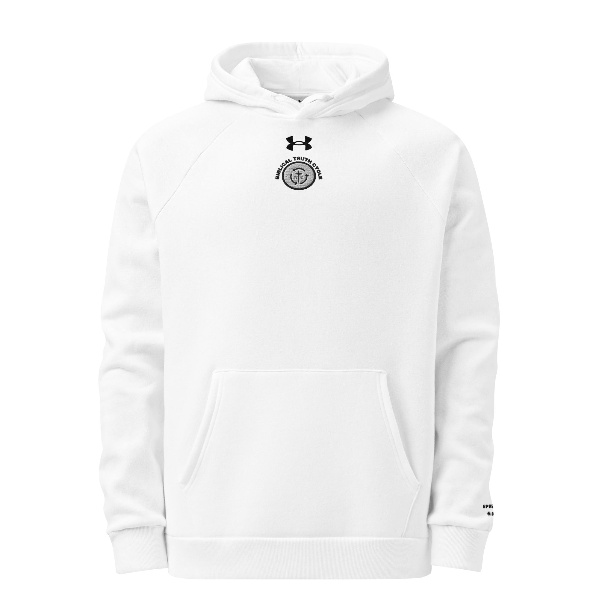 Biblical Truth Cycle - Under Armour® Hoodie (white)