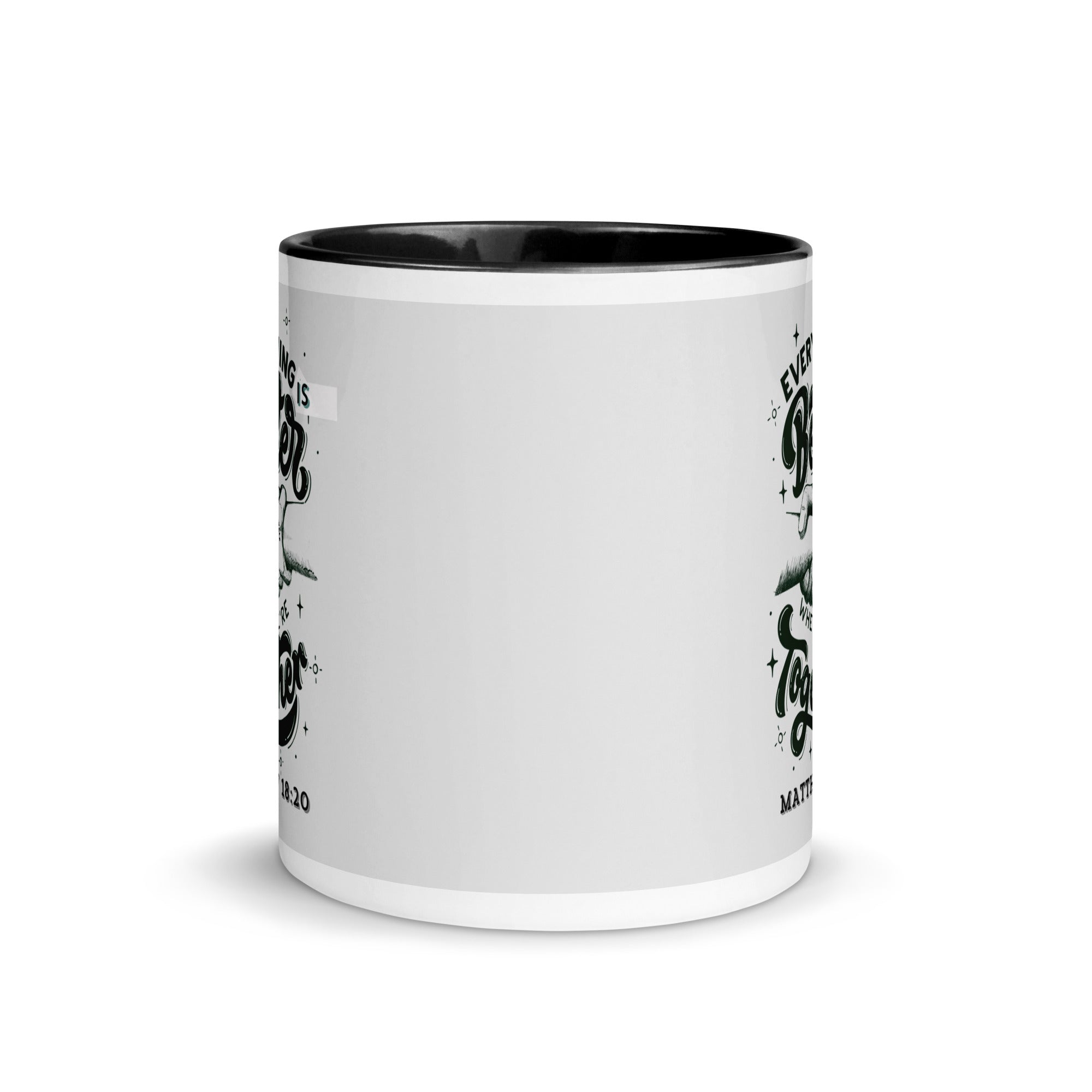 Biblical Truth Cycle - Black Mug 11oz (Better Together)