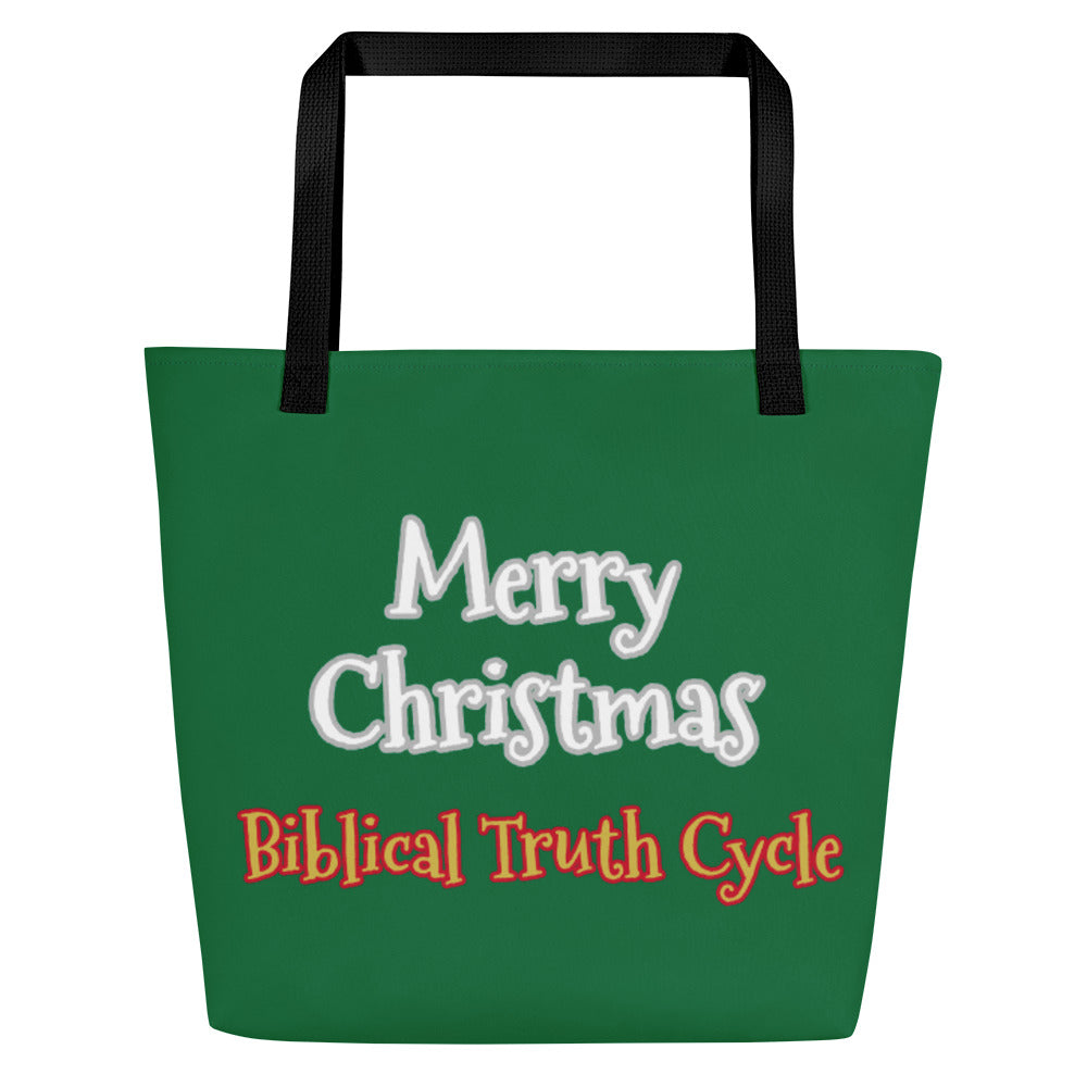 Biblical Truth Cycle - Christmas Tote Bag