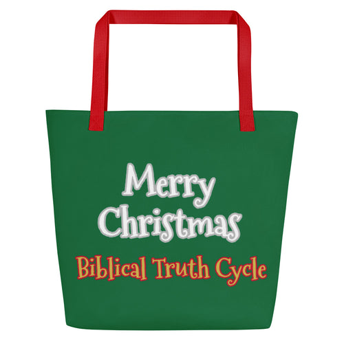 Biblical Truth Cycle - Christmas Tote Bag