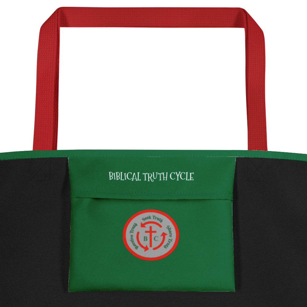 Biblical Truth Cycle - Christmas Tote Bag
