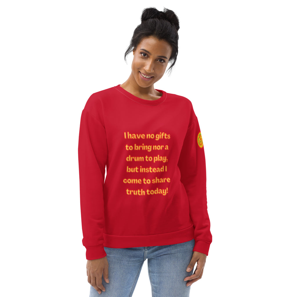 Biblical Truth Cycle - Christmas Sweatshirt (Red)