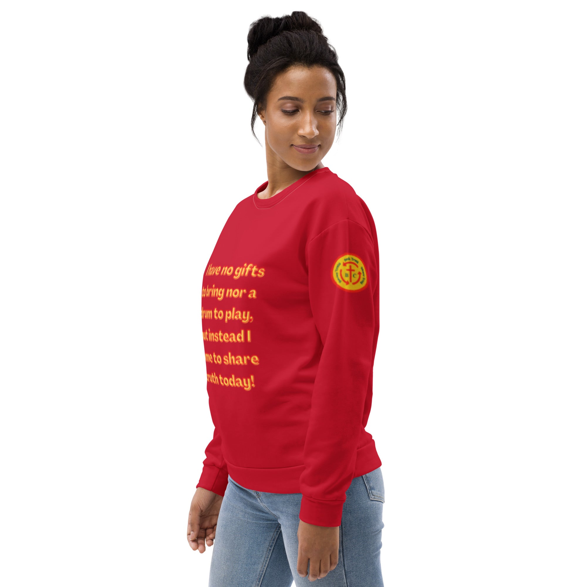 Biblical Truth Cycle - Christmas Sweatshirt (Red)