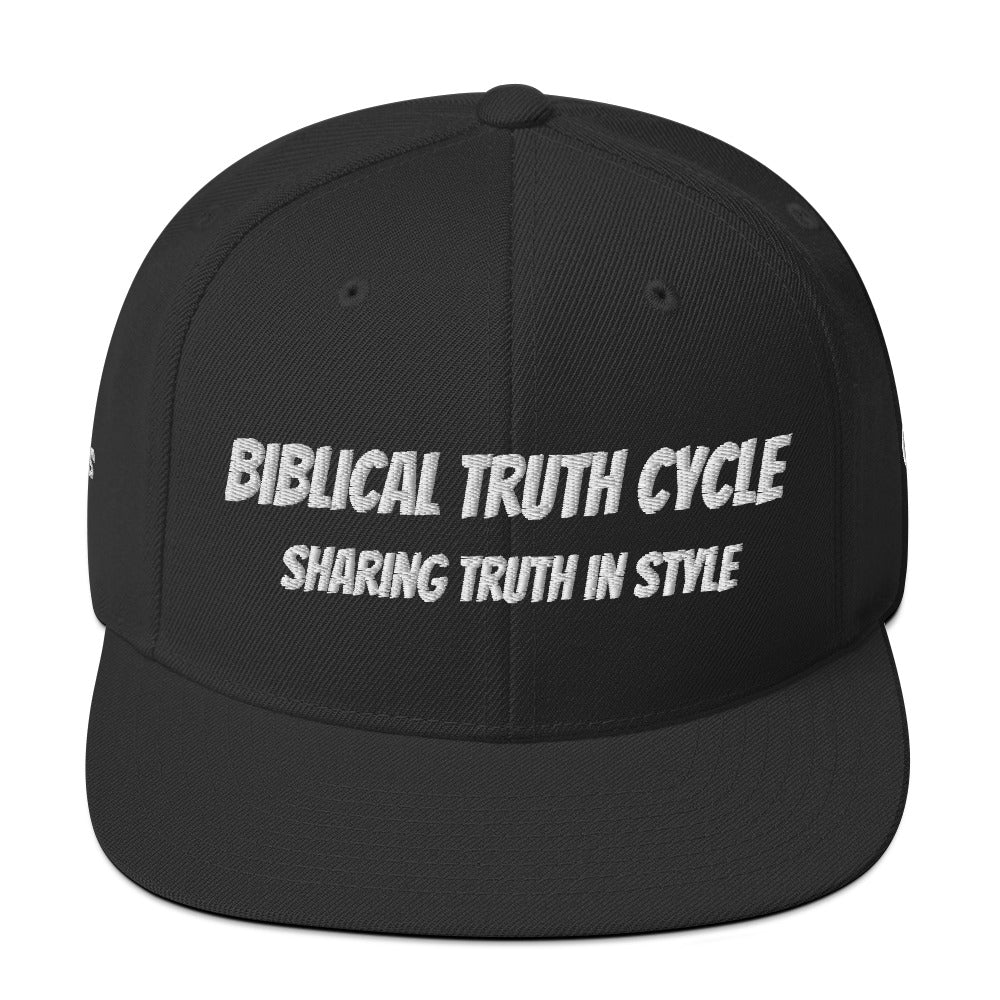 Biblical Truth Cycle - Snapback Hat _ Embroidered