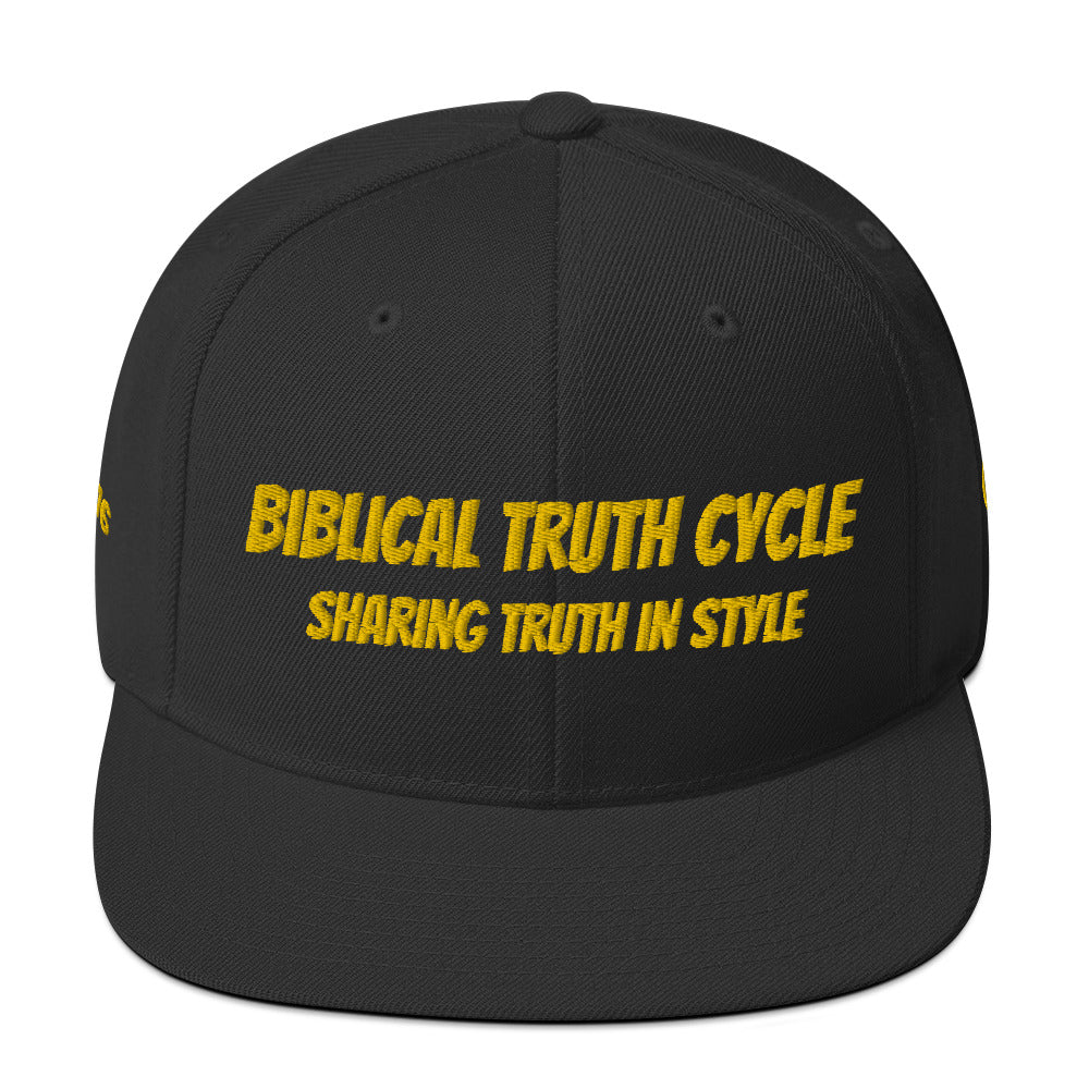 Biblical Truth Cycle - Snapback Hat _ Embroidered