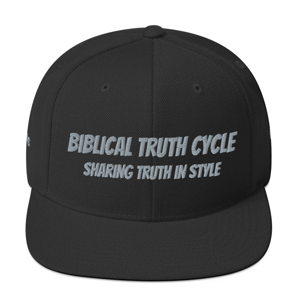 Biblical Truth Cycle - Snapback Hat _ Embroidered