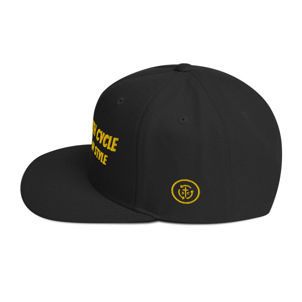 Biblical Truth Cycle - Snapback Hat _ Embroidered