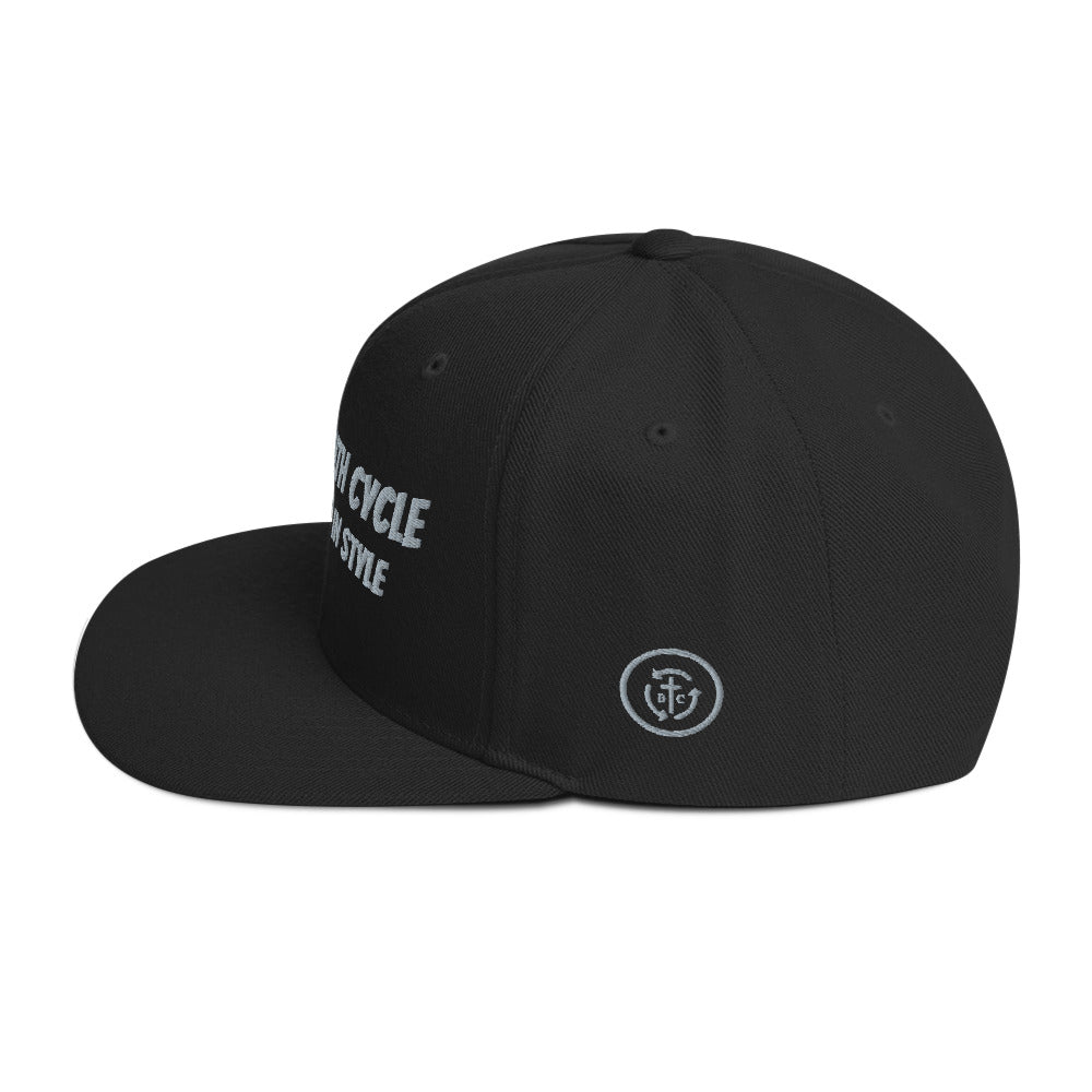 Biblical Truth Cycle - Snapback Hat _ Embroidered