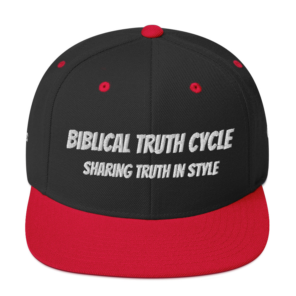 Biblical Truth Cycle - Snapback Hat _ Embroidered