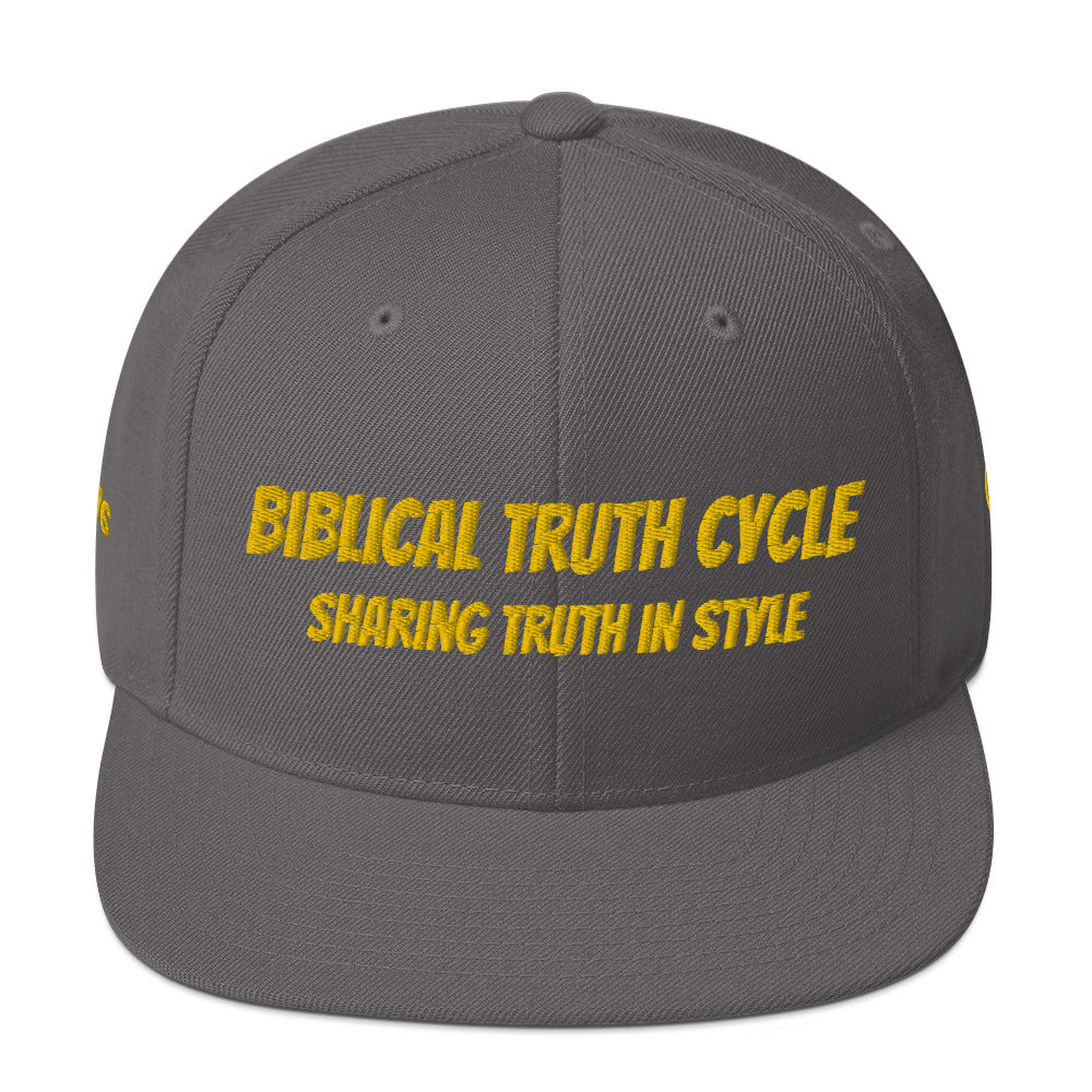Biblical Truth Cycle - Snapback Hat _ Embroidered