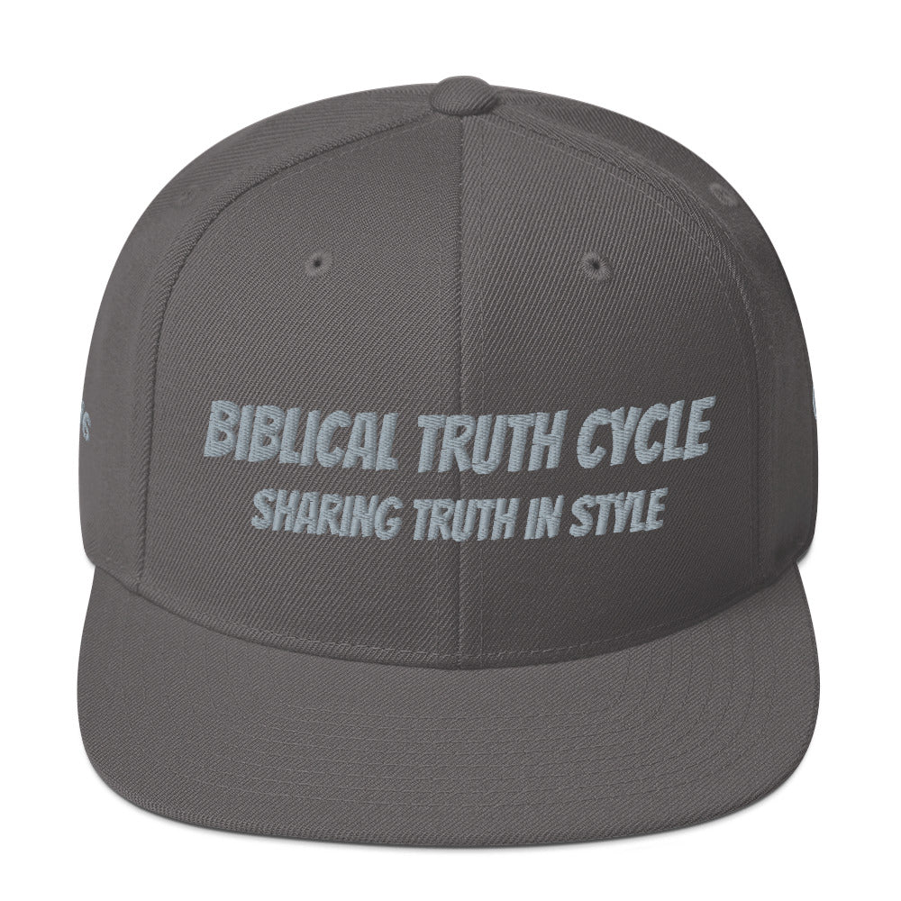 Biblical Truth Cycle - Snapback Hat _ Embroidered