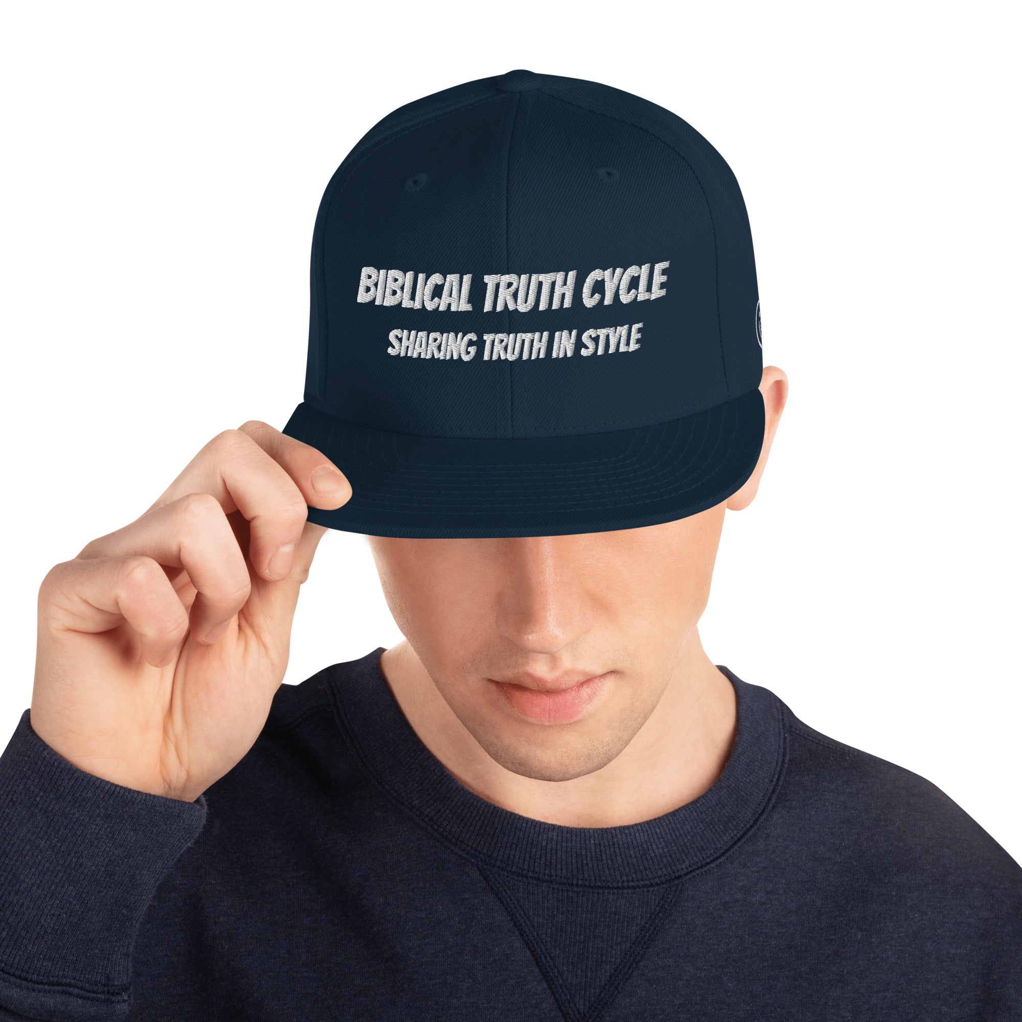 Biblical Truth Cycle - Snapback Hat _ Embroidered