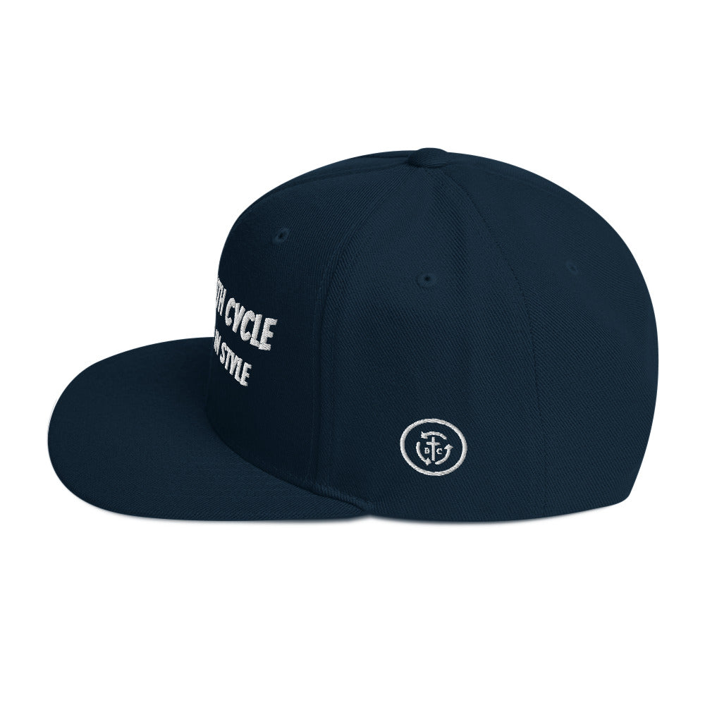 Biblical Truth Cycle - Snapback Hat _ Embroidered