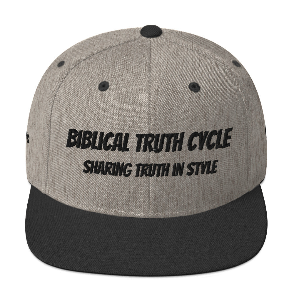 Biblical Truth Cycle - Snapback Hat _ Embroidered