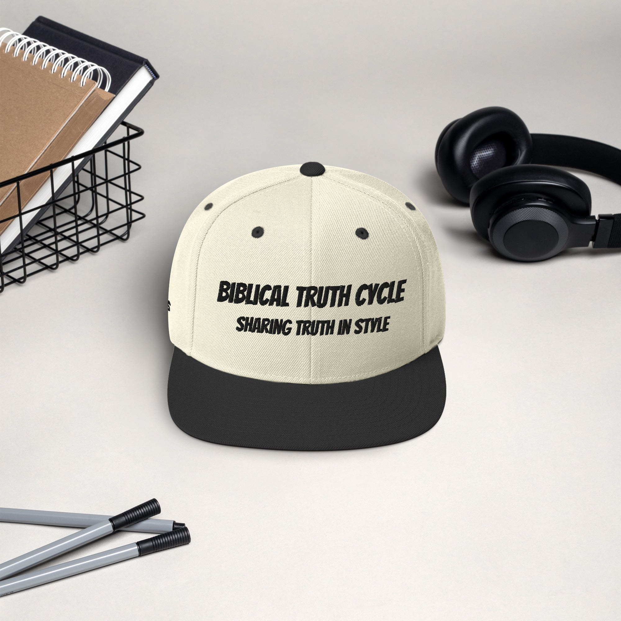 Biblical Truth Cycle - Snapback Hat _ Embroidered