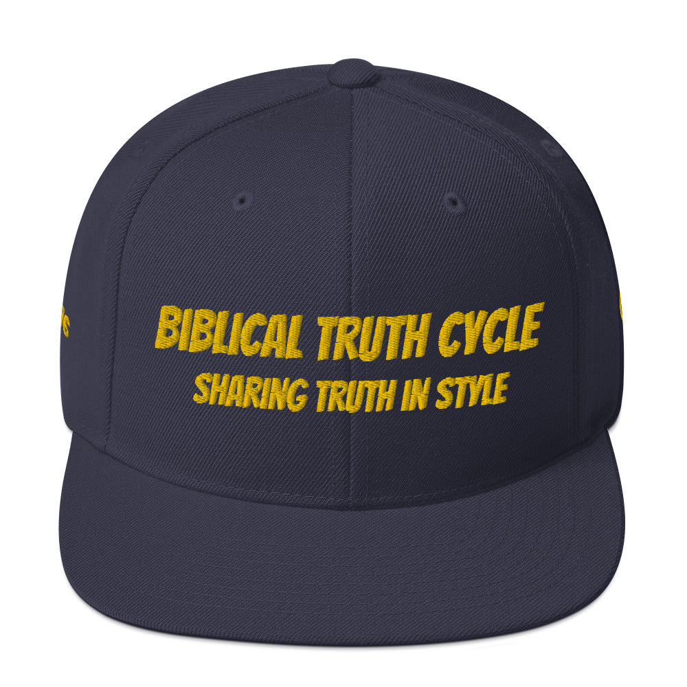 Biblical Truth Cycle - Snapback Hat _ Embroidered