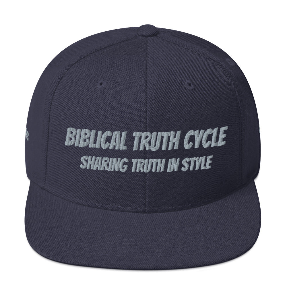 Biblical Truth Cycle - Snapback Hat _ Embroidered