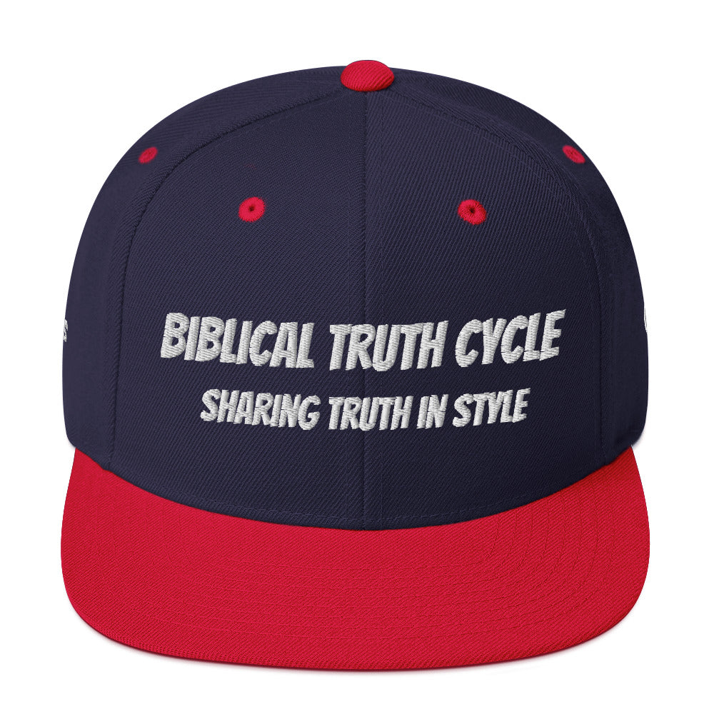 Biblical Truth Cycle - Snapback Hat _ Embroidered