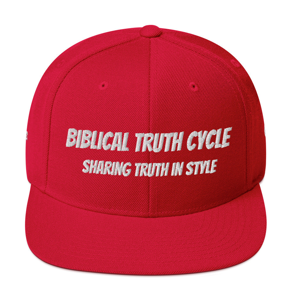 Biblical Truth Cycle - Snapback Hat _ Embroidered